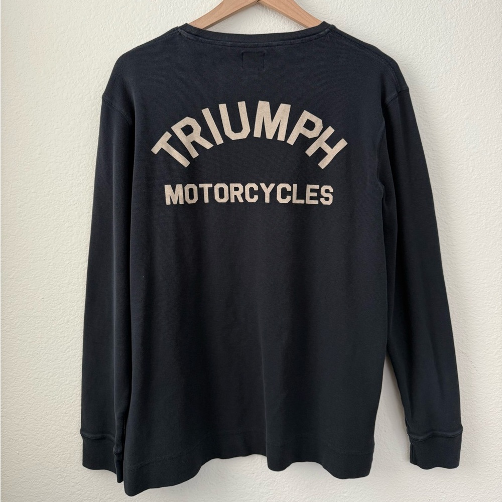 Triumph Motorcycles Dean Long Sleeve Waffle Tee